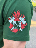 T-shirt Fire Fighters - green