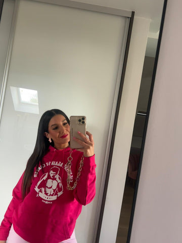 Fighter hoodie - Pink